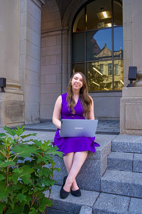 Julianna monitoring local business's site and providing website maintenance in Charleston and across West Virginia